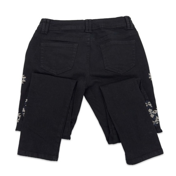 Vintage Romeo & Juliet Couture black skinny jeans size 28 - Picture 3 of 5